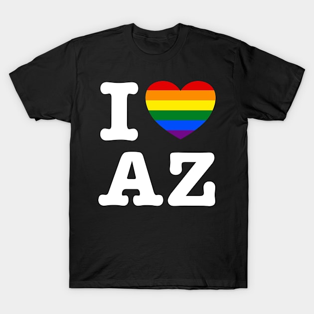 Arizona Pride - I Love Arizona T-Shirt by winwinshirt